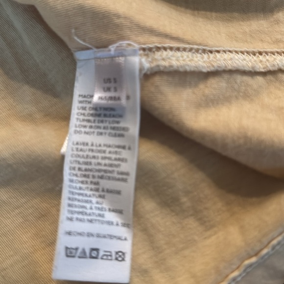 We the Free Light Yellow Long Sleeve Top Men's Size Small - Picture 5 of 5